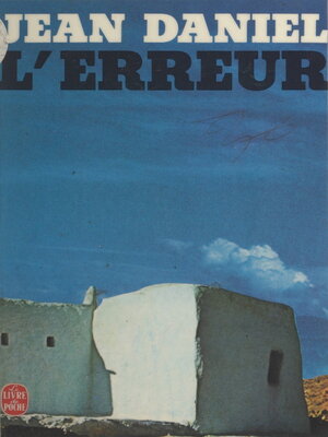 cover image of L'erreur
